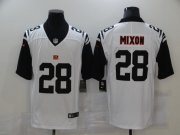 Wholesale Cheap Men's Cincinnati Bengals #28 Joe Mixon White 2016 Color Rush Stitched NFL Nike Limited Jersey