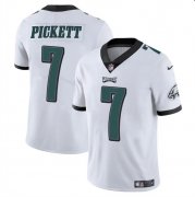 Cheap Men's Philadelphia Eagles #7 Kenny Pickett White Vapor Untouchable Limited Football Stitched Jersey