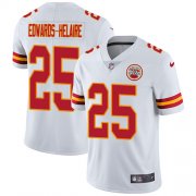 Wholesale Cheap Nike Chiefs #25 Clyde Edwards-Helaire White Youth Stitched NFL Vapor Untouchable Limited Jersey
