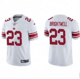 Wholesale Cheap Men\'s New York Giants #23 Gary Brightwell White Vapor Untouchable Limited Stitched Jersey