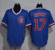 Wholesale Cheap Cubs #17 Kris Bryant Blue Cooperstown Stitched MLB Jersey