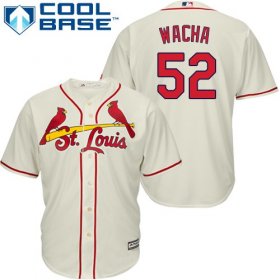 Wholesale Cheap Cardinals #52 Michael Wacha Cream Cool Base Stitched Youth MLB Jersey