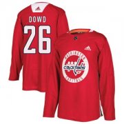 Wholesale Cheap Men's Washington Capitals #26 Nic Dowd Adidas Authentic Practice Jersey - Red
