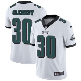 Wholesale Cheap Nike Eagles #30 Corey Clement White Men\'s Stitched NFL Vapor Untouchable Limited Jersey