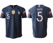 Wholesale Cheap France #5 Umtiti Home Thai Version Soccer Country Jersey