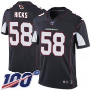 Wholesale Cheap Nike Cardinals #58 Jordan Hicks Black Alternate Men's Stitched NFL 100th Season Vapor Limited Jersey