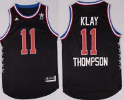 Wholesale Cheap 2015 NBA Western All-Stars #11 Klay Thompson Revolution 30 Swingman Black Jersey