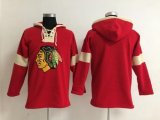 Wholesale Cheap Chicago Blackhawks Blank Red Pullover NHL Hoodie