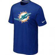 Wholesale Cheap Nike Miami Dolphins Sideline Legend Authentic Logo Dri-FIT NFL T-Shirt Blue