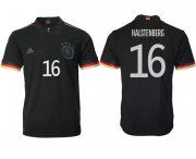 Wholesale Cheap Men 2021 Europe Germany away AAA version 16 black soccer jerseys