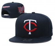 Wholesale Cheap Minnesota Twins Stitched Snapback Hats 002
