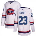 Wholesale Cheap Adidas Canadiens #23 Bob Gainey White Authentic 2017 100 Classic Stitched NHL Jersey
