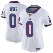 Cheap Women's New York Giants #0 Brian Burns White Stitched Jersey(Run Small)