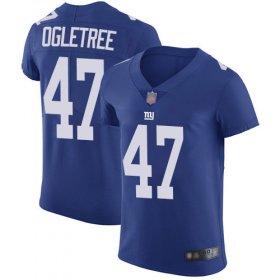 Wholesale Cheap Nike Giants #47 Alec Ogletree Royal Blue Team Color Men\'s Stitched NFL Vapor Untouchable Elite Jersey