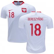 Wholesale Cheap Poland #18 Bereszynski Home Soccer Country Jersey