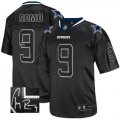 Wholesale Cheap Nike Cowboys #9 Tony Romo Lights Out Black Men's Stitched NFL Elite Autographed Jersey