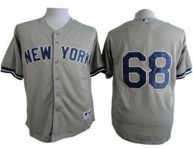 Wholesale Cheap Yankees #68 Dellin Betances Grey Cool Base Stitched MLB Jersey