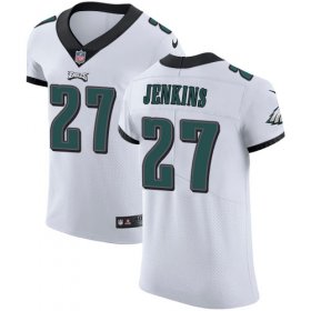 Wholesale Cheap Nike Eagles #27 Malcolm Jenkins White Men\'s Stitched NFL Vapor Untouchable Elite Jersey