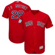 Wholesale Cheap Red Sox #28 J.D. Martinez Red 2019 Spring Training Flex Base Stitched MLB Jersey