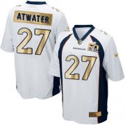 Wholesale Cheap Nike Broncos #27 Steve Atwater White Men's Stitched NFL Game Super Bowl 50 Collection Jersey