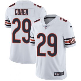 Wholesale Cheap Nike Bears #29 Tarik Cohen White Men\'s Stitched NFL Vapor Untouchable Limited Jersey