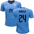 Wholesale Cheap Uruguay #24 Varela Home Soccer Country Jersey