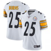 Wholesale Cheap Nike Steelers #25 Artie Burns White Men's Stitched NFL Vapor Untouchable Limited Jersey