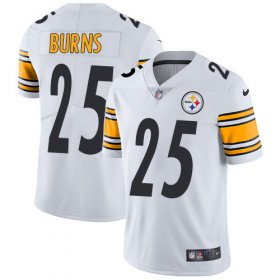 Wholesale Cheap Nike Steelers #25 Artie Burns White Men\'s Stitched NFL Vapor Untouchable Limited Jersey