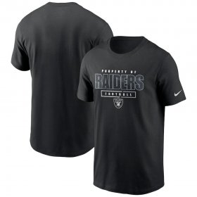 Wholesale Cheap Las Vegas Raiders Nike Team Property Of Essential T-Shirt Black
