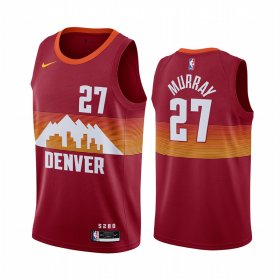 Wholesale Cheap Nike Nuggets #27 Jamal Murray Red NBA Swingman 2020-21 City Edition Jersey