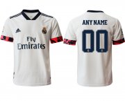 Wholesale Cheap Men 2020-2021 club Real Madrid home aaa version customized white Soccer Jerseys