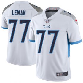 Wholesale Cheap Nike Titans #77 Taylor Lewan White Men\'s Stitched NFL Vapor Untouchable Limited Jersey