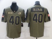 Wholesale Cheap Men's Arizona Cardinals #40 Pat Tillman Nike Olive 2021 Salute To Service Retired Player Limited Jersey