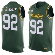 Wholesale Cheap Nike Packers #92 Reggie White Green Team Color Men's Stitched NFL Limited Tank Top Jersey