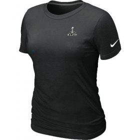 Wholesale Cheap Women\'s Nike Seattle Seahawks Super Bowl XLVIII Champions Trophy Collection Locker Room T-Shirt Black