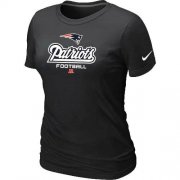 Wholesale Cheap Women's Nike New England Patriots Critical Victory NFL T-Shirt Black