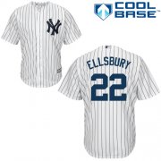 Wholesale Cheap Yankees #22 Jacoby Ellsbury White Stitched Youth MLB Jersey