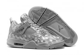 Wholesale Cheap Air Jordan 4 3D Matrix Shoes Cool grey