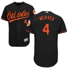 Wholesale Cheap Orioles #4 Earl Weaver Black Flexbase Authentic Collection Stitched MLB Jersey