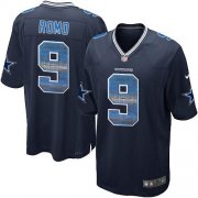 Wholesale Cheap Nike Cowboys #9 Tony Romo Navy Blue Team Color Men's Stitched NFL Limited Strobe Jersey