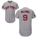 Wholesale Cheap Red Sox #9 Ted Williams Grey Flexbase Authentic Collection 2018 World Series Champions Stitched MLB Jersey
