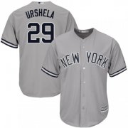 Wholesale Cheap Yankees #29 Gio Urshela Grey New Cool Base Stitched MLB Jersey