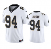 Wholesale Cheap Men's New Orleans Saints #94 Cameron Jordan White 2023 F.U.S.E. Vapor Untouchable Limited Stitched Jersey