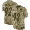 Wholesale Cheap Nike Steelers #92 James Harrison Camo Youth Stitched NFL Limited 2018 Salute to Service Jersey
