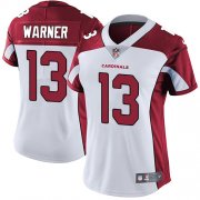 Wholesale Cheap Nike Cardinals #13 Kurt Warner White Women's Stitched NFL Vapor Untouchable Limited Jersey