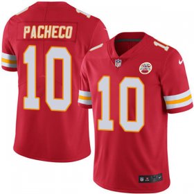 Wholesale Cheap Men\'s Kansas City Chiefs #10 Isiah Pacheco Red Vapor Untouchable Limited Stitched Football Jersey