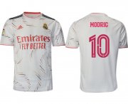 Wholesale Cheap Men 2021-2022 Club Real Madrid home aaa version white 10 Adidas Soccer Jersey