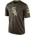 Wholesale Cheap Men's Chicago White Sox Salute To Service Nike Dri-FIT T-Shirt