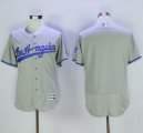 Wholesale Cheap Dodgers Blank Grey Flexbase Authentic Collection Road Stitched MLB Jersey