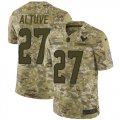 Wholesale Cheap Nike Texans #27 Jose Altuve Camo Men's Stitched NFL Limited 2018 Salute To Service Jersey